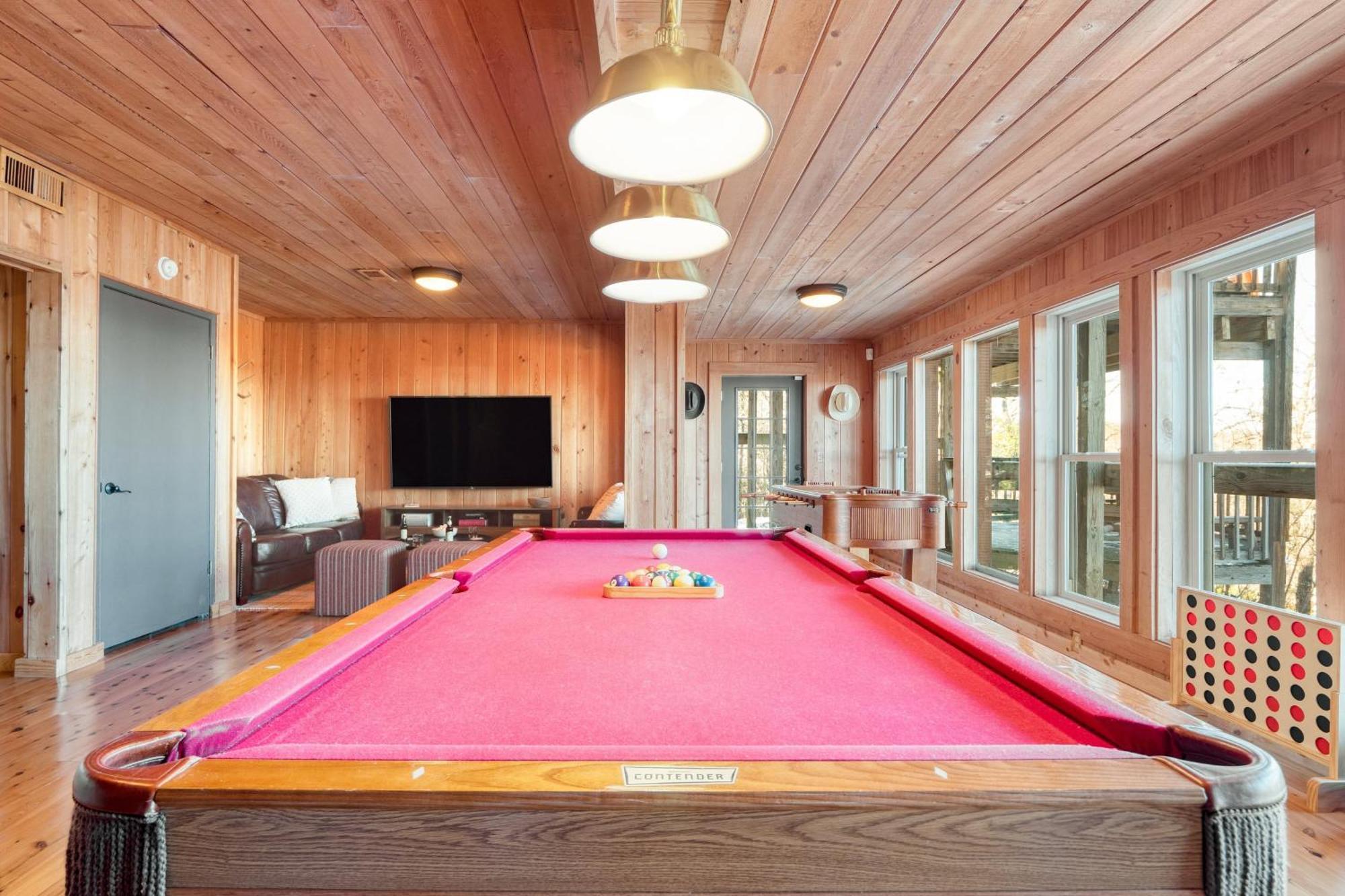 Fontana By Avantstay Gorgeous Mountain Cabin W Views Hot Tub Game Room Gatlinburg Exteriör bild